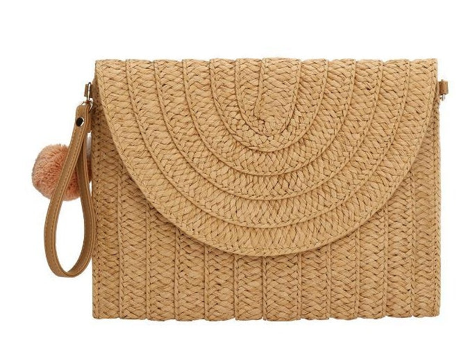 Women's Summer New Style Straw Bag Dual-use