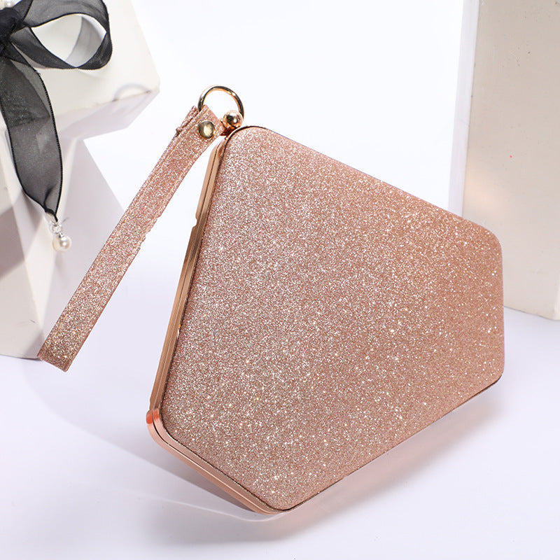 Women's Fashionable Hand Bill Of Lading Shoulder Bag Reflective Gloss