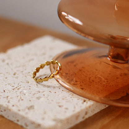 Glossy Cute Little Ring Love