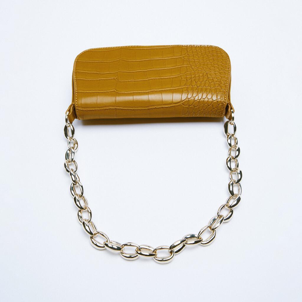 Mini One-shoulder Carry Underarm Bag With Chain