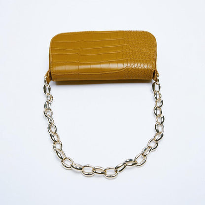 Mini One-shoulder Carry Underarm Bag With Chain