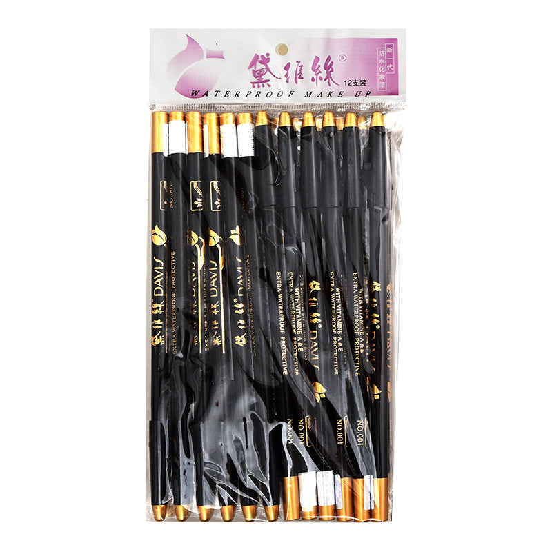 Multi Color Anti Sweat And Anti Smudge Eyeliner Eyebrow Pencil