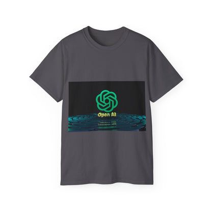 Open AI Inspired Unisex Ultra Cotton Tee, Tech T-Shirt, AI Graphic Tee, Geeky Gift, Casual Wear, Perfect for Events, Merchandise