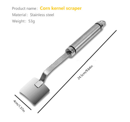 Kitchen Gadget Corn On The Cob Remover Stainless Steel Planer Ergonomic Handle Peeler Peel Separate & Enjoy Corn With Minimal Effort