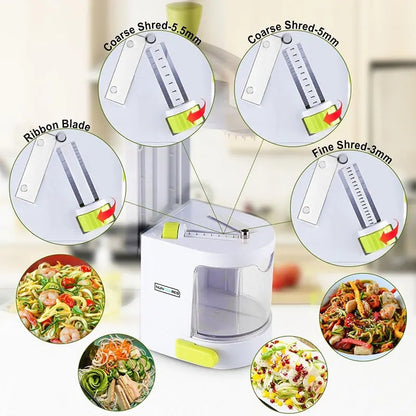 Vegetable Grater Potato Spiral Slicer Whirlwind Fruit Vegetable Spiral Machine Noodle Maker Multifunctional Kitchen Gadgets