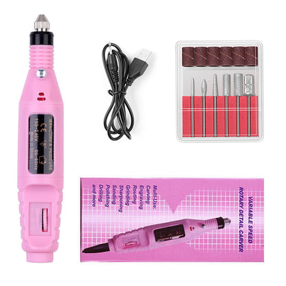 Nail Sander Portable Electric Nail Sander To Remove Dead Skin Polishing Nail Sander Written Nail Sander