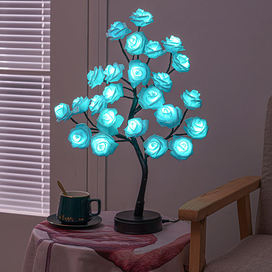 Atmosphere Lights Detachable Valentine&#039;s Day Night Lights Christmas Decoration Roses LED Tree Lights