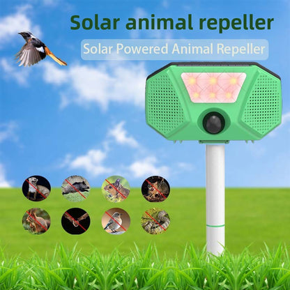 Solar Ultrasound To Catch Animals Outdoor Waterproof Sun Protection Snake Mole Buzzer Rat Repellent