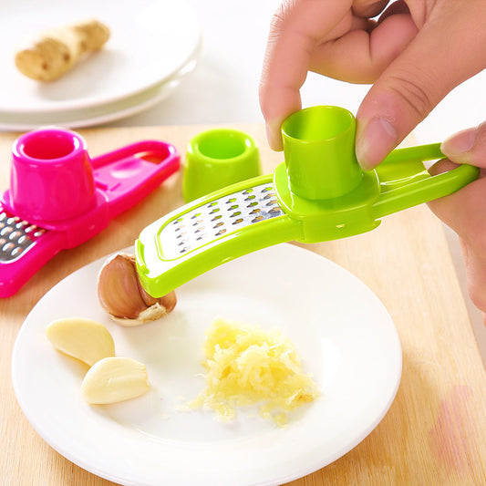Household Multifunctional Garlic Grinder Creative Garlic Grinder Garlic Press Garlic Puree Garlic Peeling Artifact Kitchen Gadgets