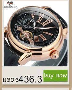 Forsining 99S Luxury Automatic Classic Transparent Mechanical Leather Strap Golden Bridge Skeleton hot selling Men Watch Clock