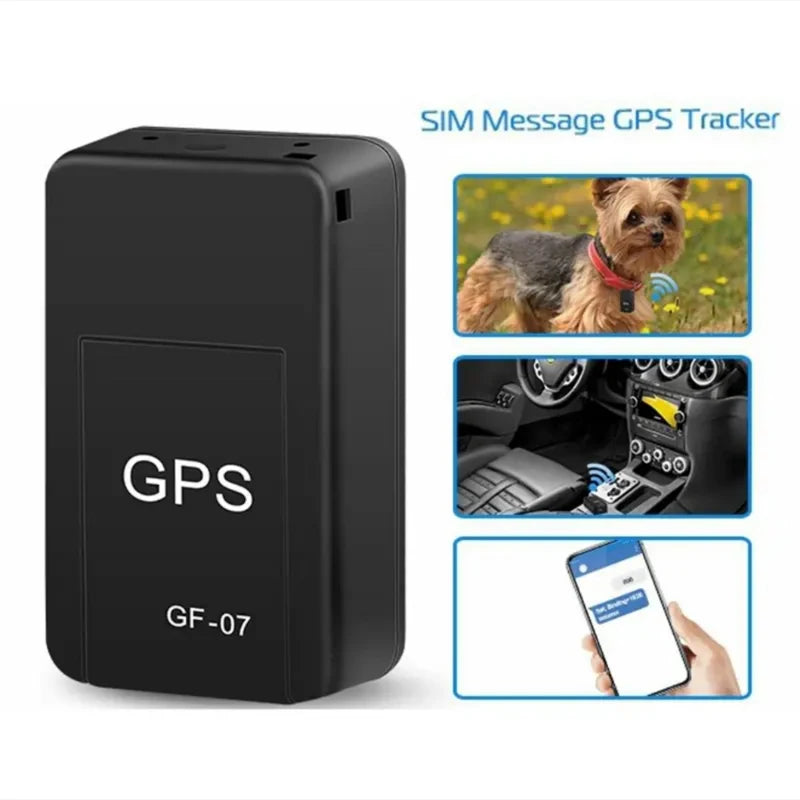 Mini GF07 GPS Car Tracker Real Time Tracking Anti Theft Anti Lost Locator Strong Magnetic Mount SIM Message Positioner ﻿