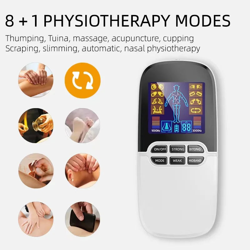 Rhinitis Sinusitis Cure Therapy Nose Treatment Massager  EMS Muscle Stimulator Microcurrent Low Frequency Pulse Relaxing