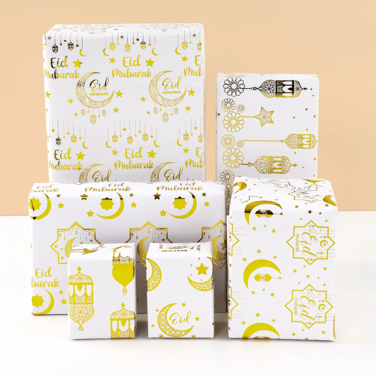 Eid Mubarak Gift Wrapping Paper Ramadan Decoration 2025 Eid Wrapping Paper Ramadan Kareem Islamic Muslim Party Eid Al Adha Gifts