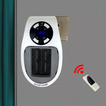 500W Desktop Electric Heater Household Smart Thermostat Fan Heater Winter Warm Electric Heater Air Circulation Fan Heating