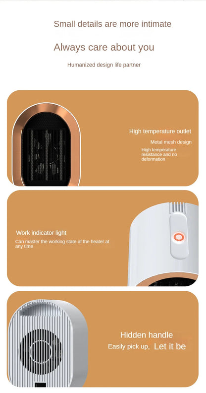 Introducing the Revolutionary High Power Ceramic Intelligent Electric Heater - Experience Unmatched Warmth and Comfort