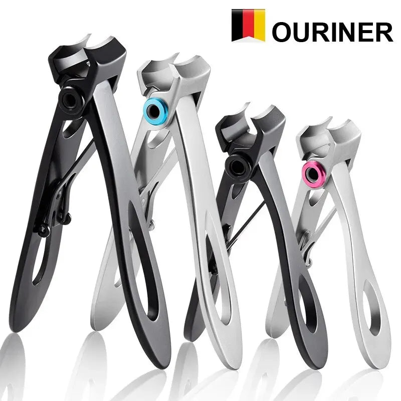 Stainless Steel Nail Clippers Cutter Trimmer Manicure Scissors Thick Hard Toenail Fingernail Pedicure Tools