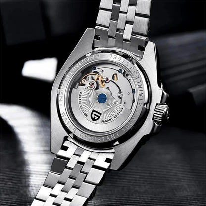 PAGANI DESIGN V3 New Luxury Left Crown Mens Watches 40mm 100M Water Resistant Luminous Sapphire Glass GMT Men Mechanical Watches