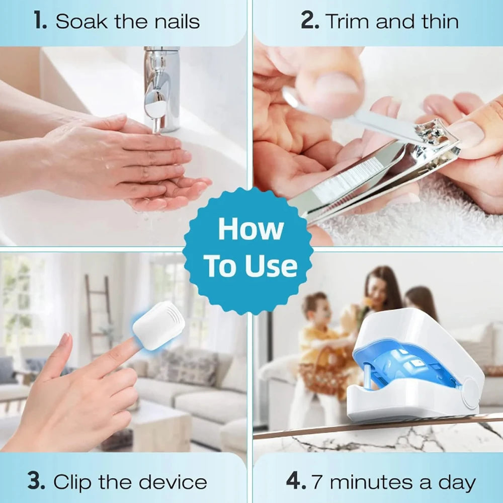 Nail Fungus Laser Treatment Device Repair Toenail Fingernail Fungus Treat Onychomycosis Laser Nails with Mushrooms Relaxation