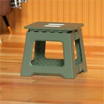 2024 New Adult Children Portable Folding Stool Thickened Plastic Saddle Chair For Outdoor Activities And Fishing