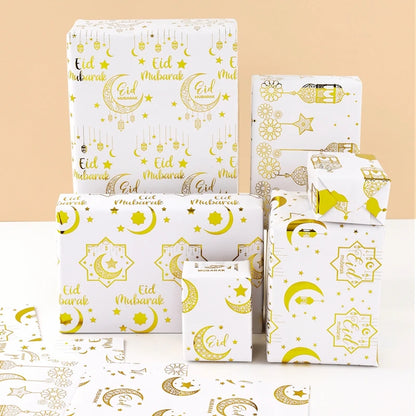 Eid Mubarak Gift Wrapping Paper Ramadan Decoration 2025 Eid Wrapping Paper Ramadan Kareem Islamic Muslim Party Eid Al Adha Gifts