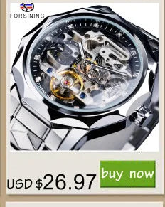 Forsining 349 Luxury Hot Sale skeleton hollow fashion mechanical hand wind men male business Wrist Watch Relogio wholesale