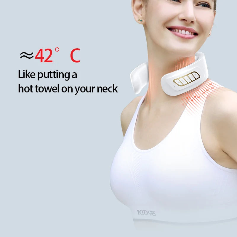 Neck Massage Instrument Neck And Shoulders Massager 6 Head Massage Machine Cervical Spine Relaxation Treatment