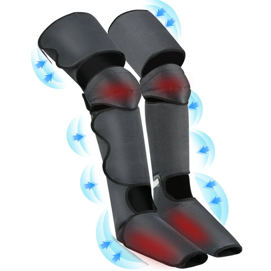 Leg Massage Apparatus Air Compression Calf Massager Heated Foot Massage Machine Body Massagers Relaxation Treatment Masajeador