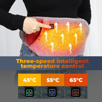 USB Electric Heating Belt Hand Warmer Winter Heater Hot Compress Therapy Abdominal Waist Lumbar Menstrual Uterus Warming Pad