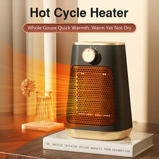 Winter 1500W Electric Heater Portable Fan Heaters 110/220V PTC Ceramic Heating Mini Space Desk Heaters Warmer Machine For Room