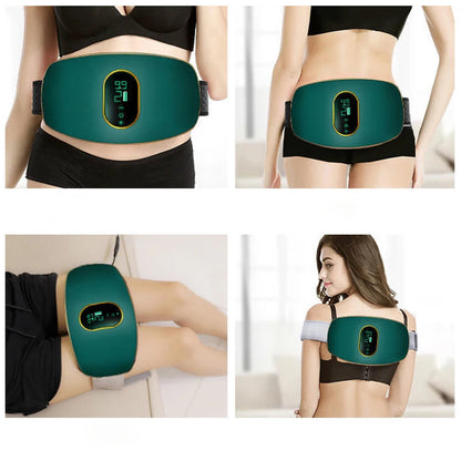 Rechargeable Waist Belt Body Slimming Machine Waist Fitness Massager Weight Loss and Body Shaping Instrument Constipation Relief