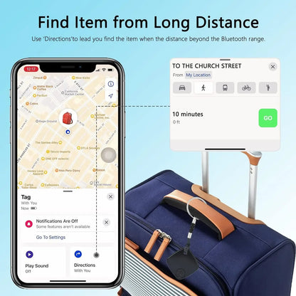 Smart GPS Tracker Mini Tracking Device For Apple Find My APP SmartTag Anti Lose Reminder Device Locator Key Kids Finder Wireless