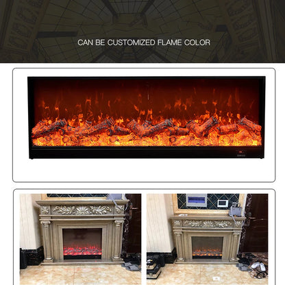 Electric Fireplace Embedded European Ornament Electronic Simulation Flame Home Decoration Equipment