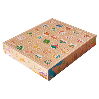 Eid Arrival Calendar Blind Box Mubarak Muslim New Year Party Candy Chocolate Box Gift Packaging  Happy Eid Mubarak Party Decor