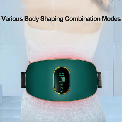 Rechargeable Waist Belt Body Slimming Machine Waist Fitness Massager Weight Loss and Body Shaping Instrument Constipation Relief