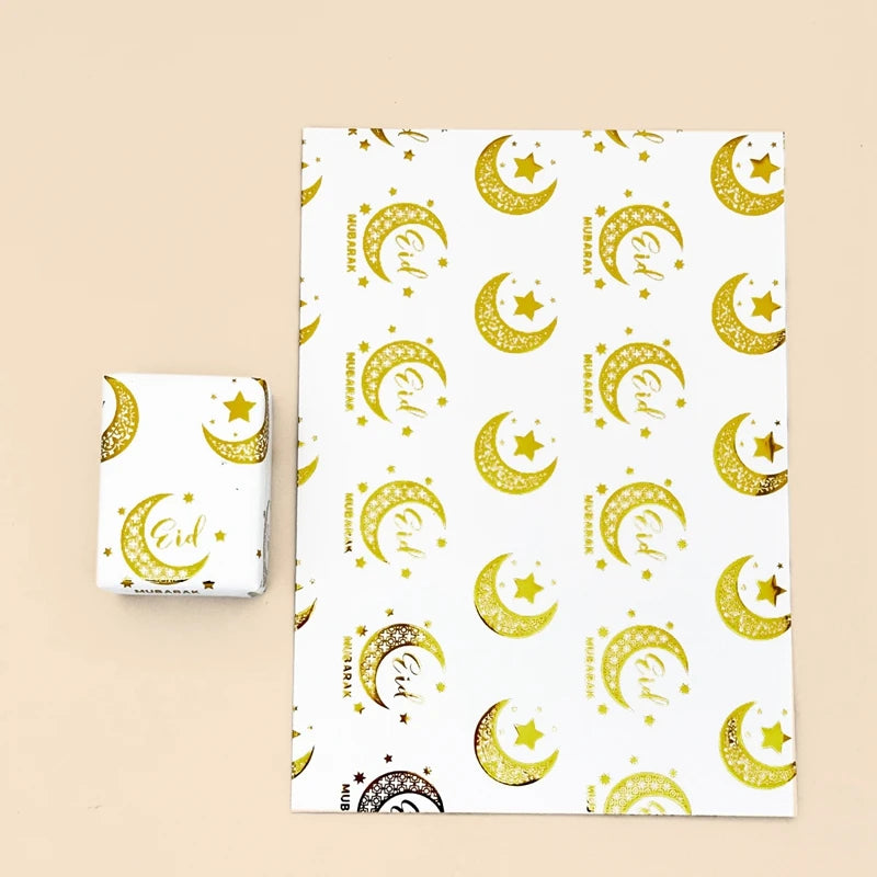 Eid Mubarak Gift Wrapping Paper Ramadan Decoration 2025 Eid Wrapping Paper Ramadan Kareem Islamic Muslim Party Eid Al Adha Gifts