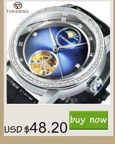 Forsining 349 Luxury Hot Sale skeleton hollow fashion mechanical hand wind men male business Wrist Watch Relogio wholesale