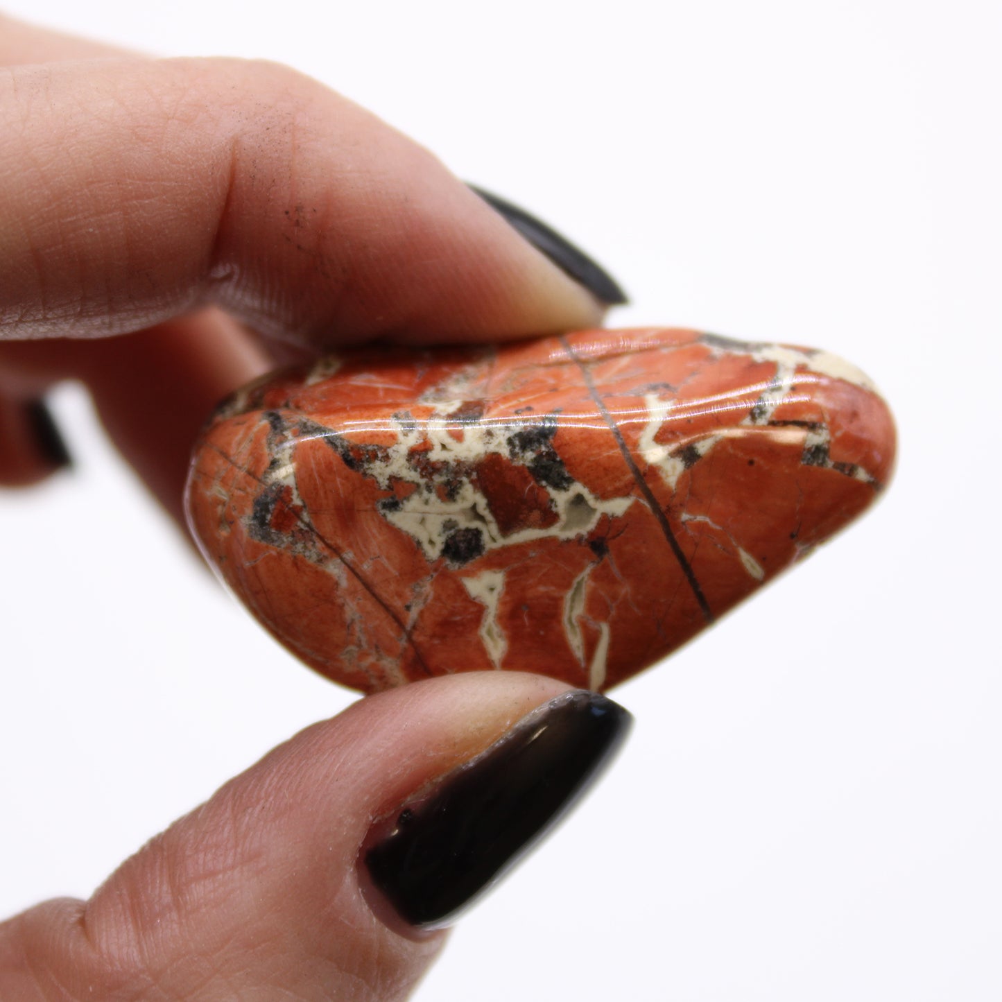 12x Medium African Tumble Stones - Light Jasper - Brecciated (SHOPIFI)