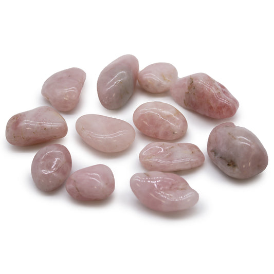 12x Medium African Tumble Stones - Rose (SHOPIFI)