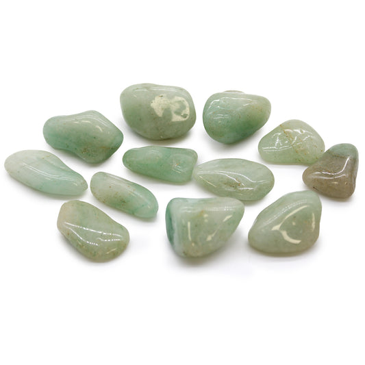 12x Medium African Tumble Stones - Aventurine (SHOPIFI)