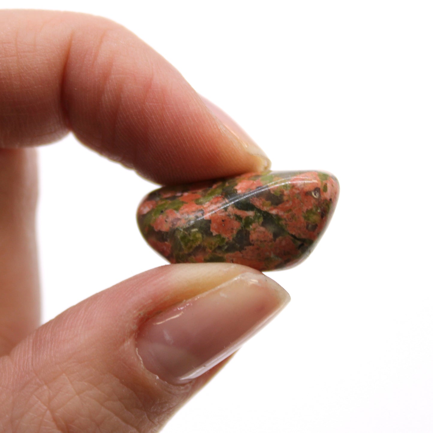 24x Small African Tumble Stones - Unakite (SHOPIFI)