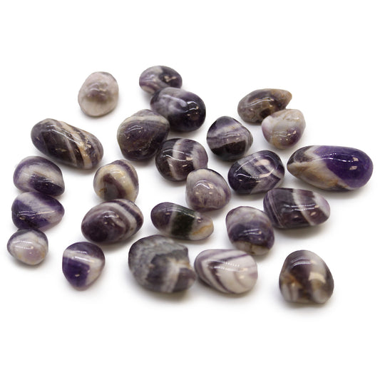 24x Small African Tumble Stones - Amethyst (SHOPIFI)