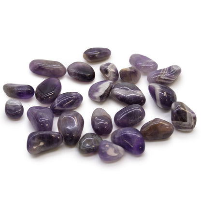 24x Small African Tumble Stones - Amethyst (SHOPIFI)