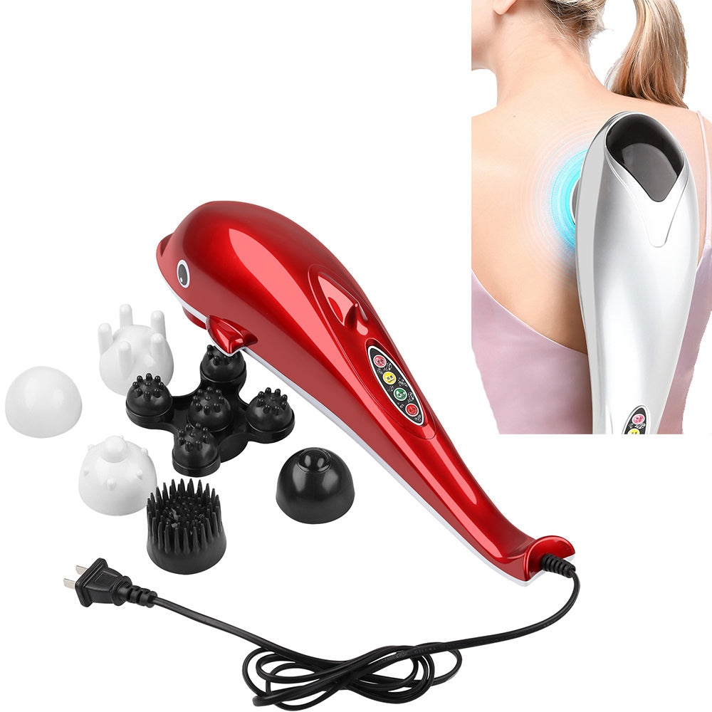 Electric Multifunctional Dolphin Massager For Neck Waist And Shoulder