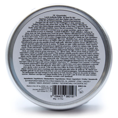 Aromatherapy Shea Body Butter 90g - Grapefruit