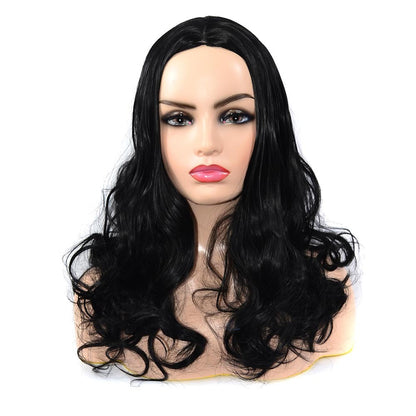 Wig Female Middle Point Big Wavy Long Curly Hair Headgear