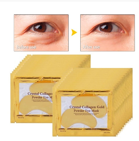 Beauty Gold Crystal Collagen Patches For Eye Anti-Aging Acne Eye Mask Korean Cosmetics Skin Care