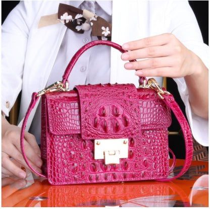 Personalized Leather Fashion All-match Small Square Bag