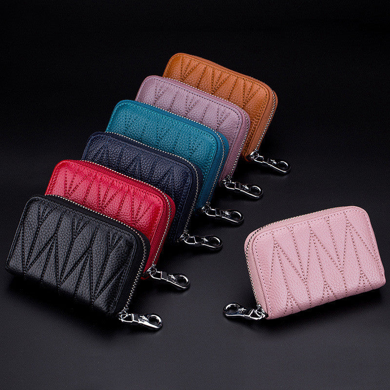 Zipper ID Holder NFC Shielding Card Holder Small Coin Purse