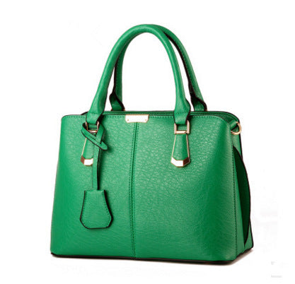 Solid Color Fashion Ladies Handbag Large Capacity