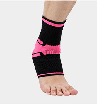 Color Flat Knitting Knitting Sports Silicone Ankle Support